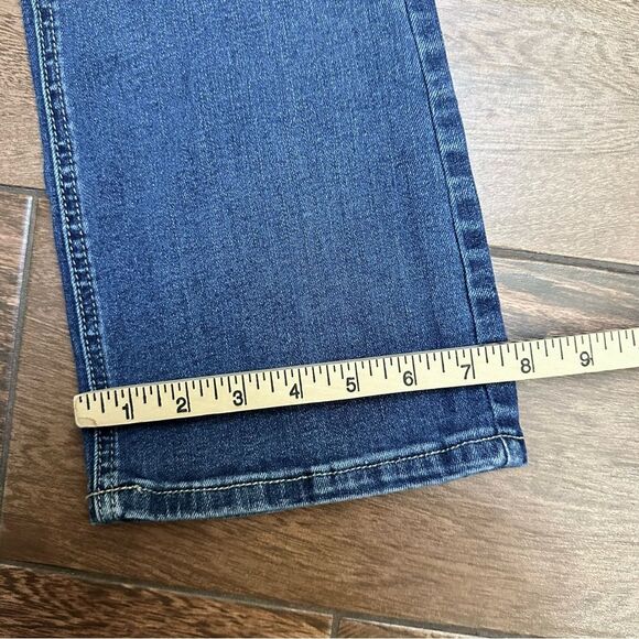 Maurices Womens Jeans Sz 10 Long 10T Medium Wash Sandblasted Bootcut - Picture 4 of 7
